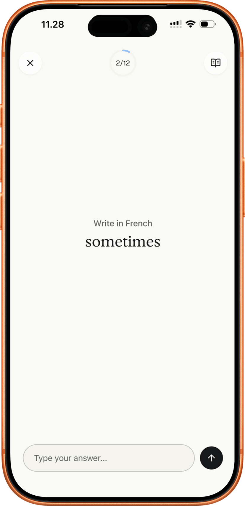 Lexie language learning interface
